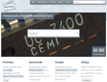 Tablet Screenshot of elecena.pl